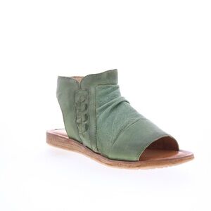 Miz Mooz Olive Green Leather Sandals